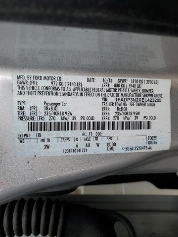 1FADP3N2XEL423205 2014 Ford Focus Titanium