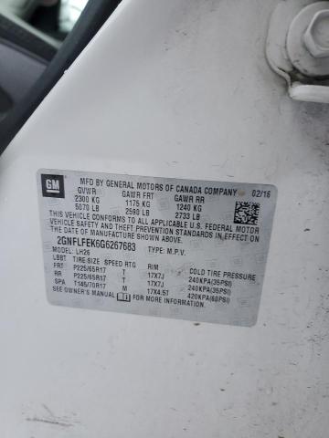 2GNFLFEK6G6267683 | 2016 Chevrolet equinox lt