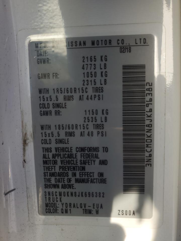 3N6CM0KN8JK696382 NISSAN NV 2018