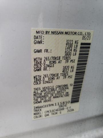 2023 NISSAN TITAN S 1N6AA1EE9PN115850