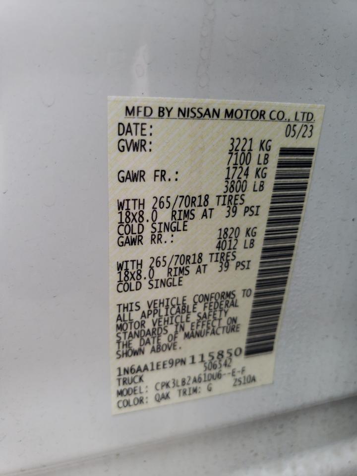 1N6AA1EE9PN115850 NISSAN TITAN 2023