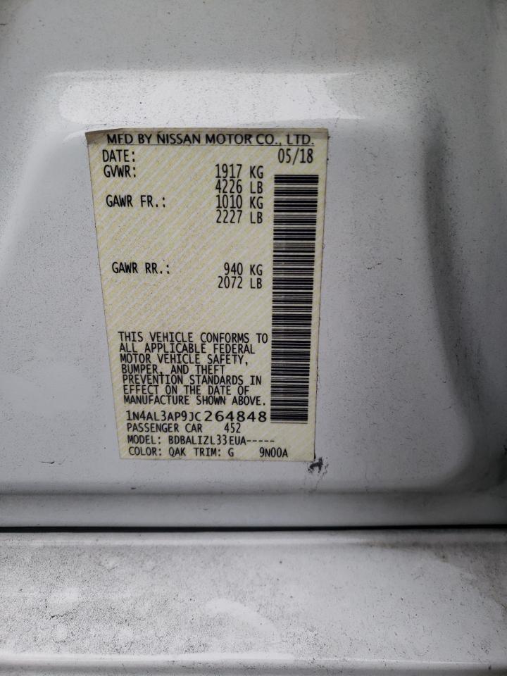 1N4AL3AP9JC264848 NISSAN ALTIMA 2018