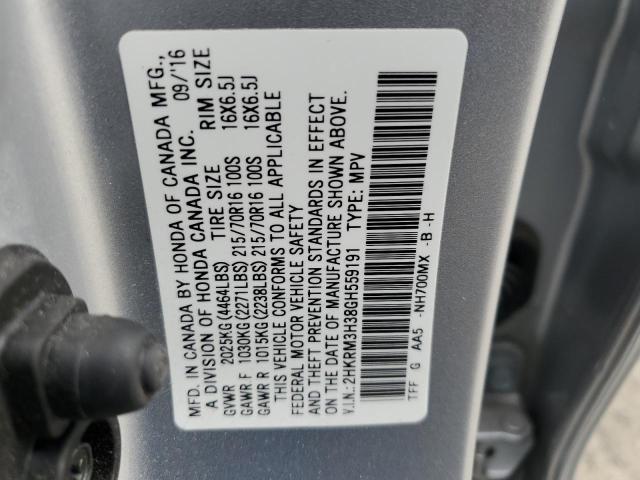 2HKRM3H38GH559191 | 2016 HONDA CR-V LX