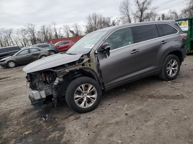 VIN 5TDZKRFH3FS047337 2015 Toyota Highlander, LE no.1