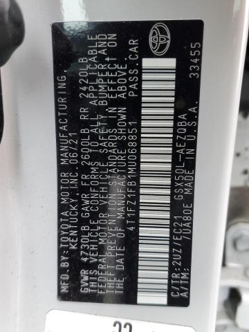 2021 TOYOTA AVALON TRD 4T1FZ1FB1MU068851