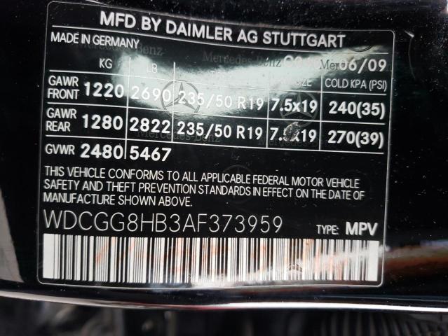 WDCGG8HB3AF373959 2010 Mercedes-Benz Glk 350 4Matic