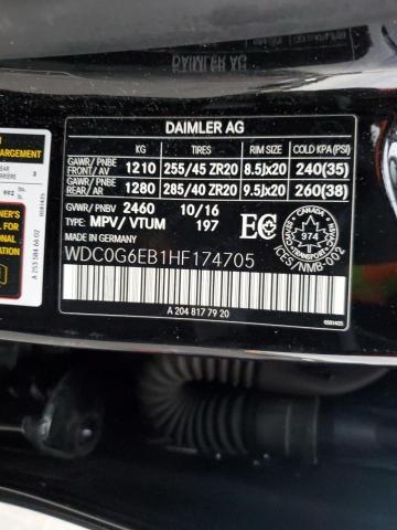 2017 MERCEDES-BENZ GLC 43 4MA - WDC0G6EB1HF174705