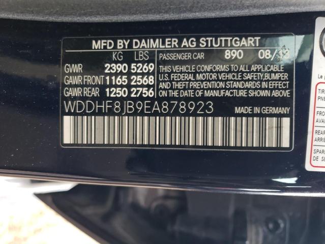 WDDHF8JB9EA878923 | 2014 MERCEDES-BENZ E 350 4MAT