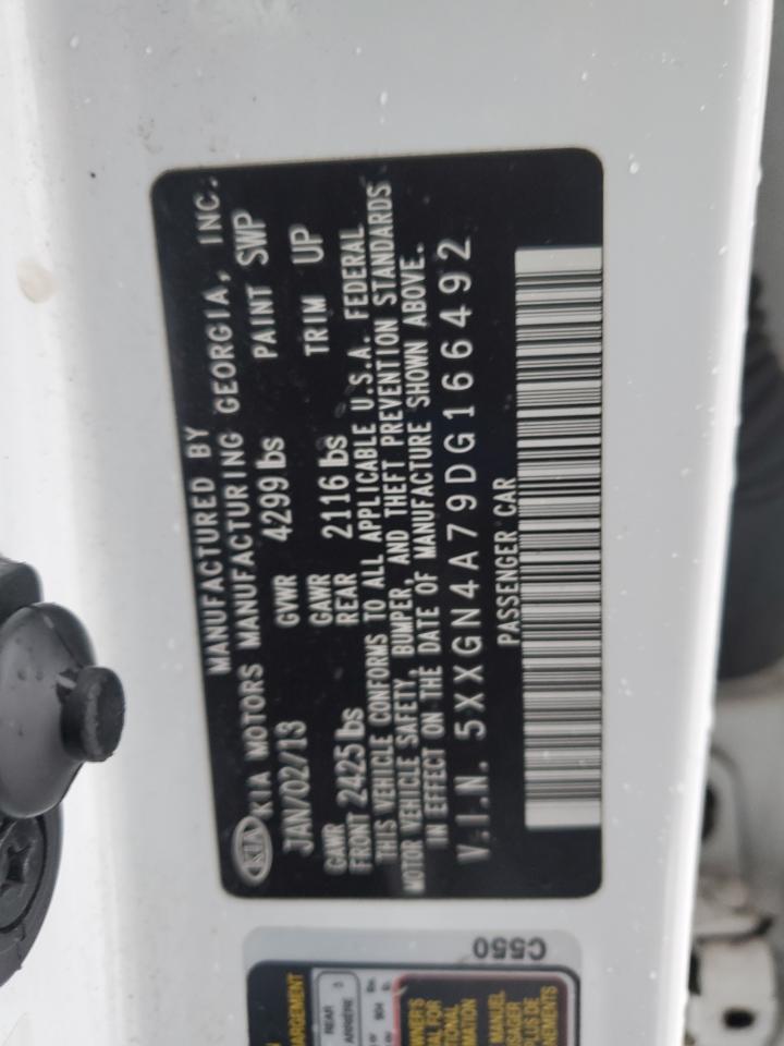 5XXGN4A79DG166492 2013 Kia Optima Ex