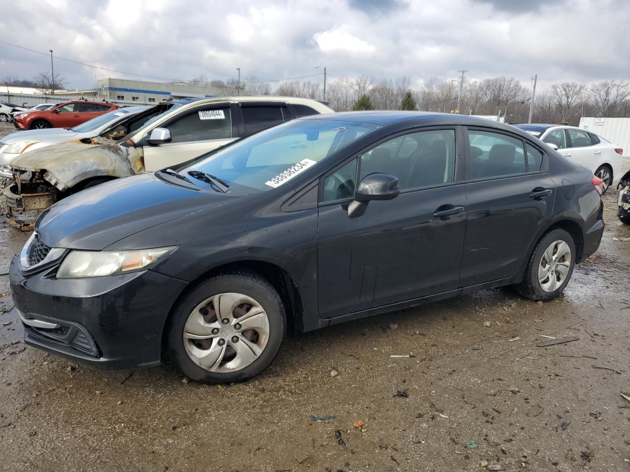 Lot #2986807133 2013 HONDA CIVIC LX