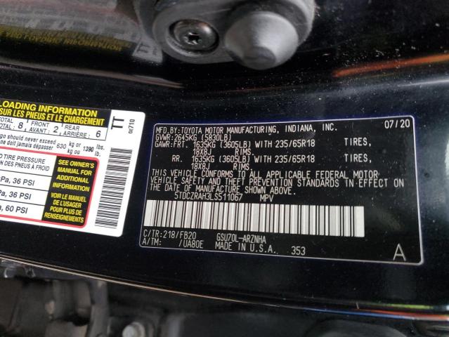 VIN 5TDCZRAH3LS511067 2020 Toyota Highlander, L no.13