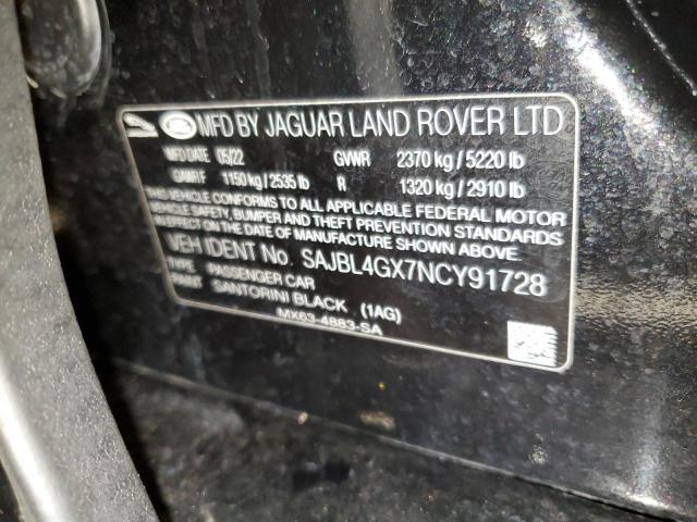 2022 JAGUAR XF R-DYNAM SAJBL4GX7NCY91728
