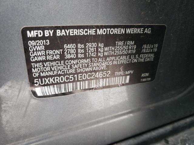 5UXKR0C51E0C24652 2014 BMW X5, photo no. 13