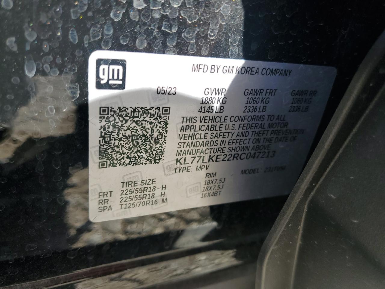 KL77LKE22RC047213 CHEVROLET TRAX ACTIV 2024
