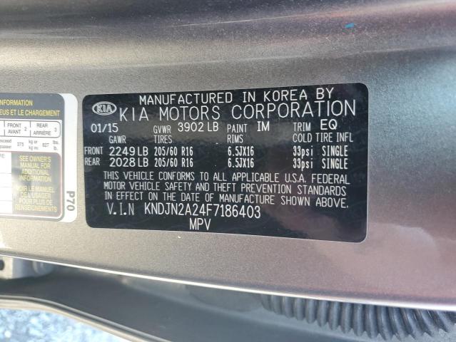 KNDJN2A24F7186403 | 2015 KIA SOUL