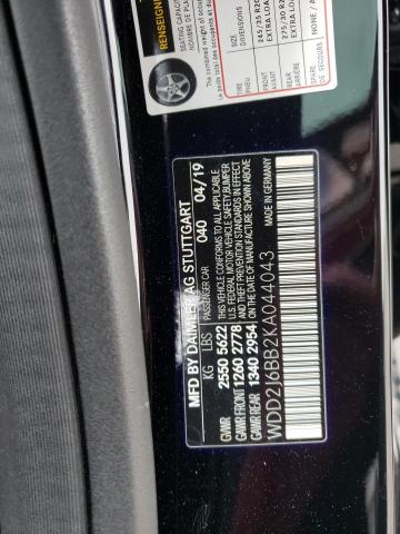 2019 MERCEDES-BENZ CLS AMG 53 WDD2J6BB2KA044043