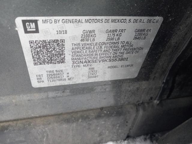 2019 CHEVROLET EQUINOX LS - 3GNAXSEV9KS553801