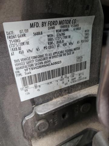 Image 12 of 2010 Ford F250 salvage vehicle - Lot #37883944 at Copart