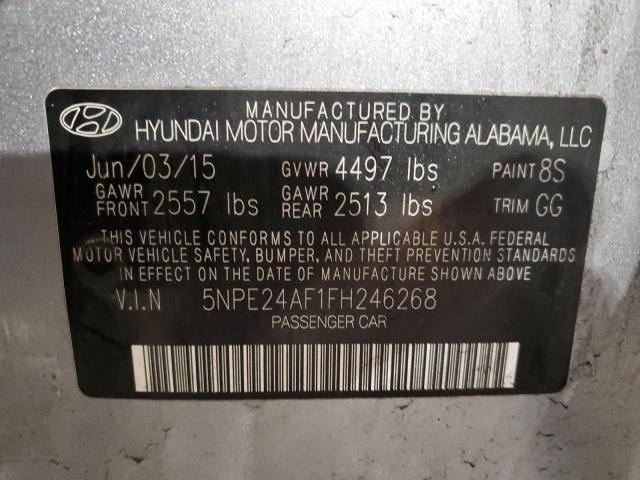 5NPE24AF1FH246268 | 2015 HYUNDAI SONATA SE