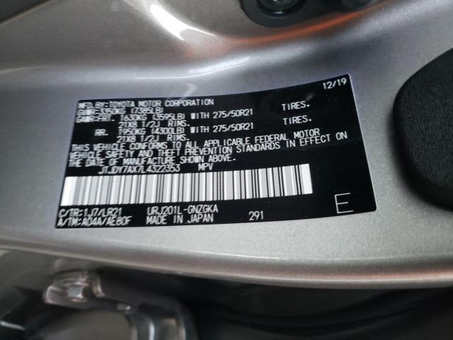 2020 LEXUS LX 570 JTJDY7AX7L4322353