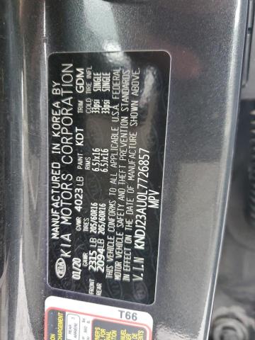 KNDJ23AU0L7726857 | 2020 KIA SOUL LX