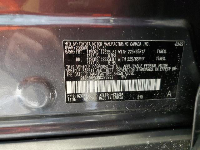 2T3F1RFV3NC276983 | 2022 TOYOTA RAV4 LE