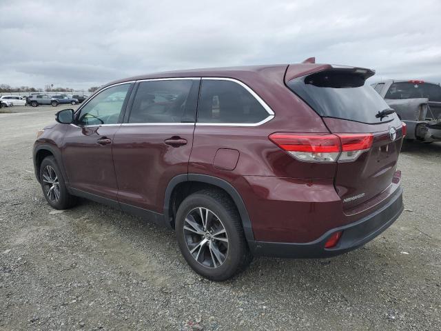 5TDZZRFH9KS340634 | 2019 Toyota highlander le