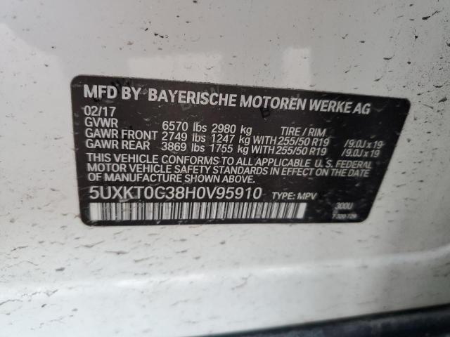 5UXKT0C38H0V95910 2017 BMW X5, photo no. 12