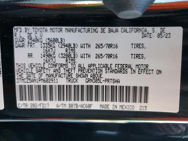 2023 TOYOTA TACOMA DOU 3TMCZ5AN1PM602911