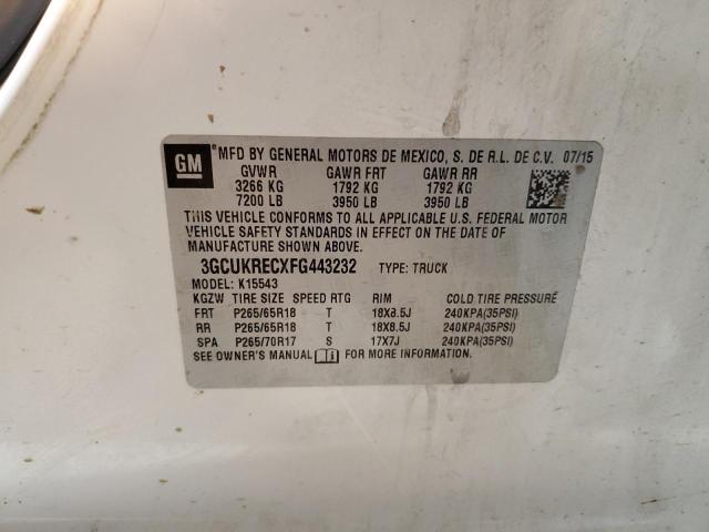 2015 CHEVROLET CHEVY - 3GCUKRECXFG443232