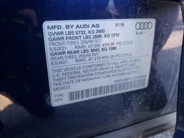 WA1C4AFY1J2129868 2018 AUDI SQ5 - Image 12