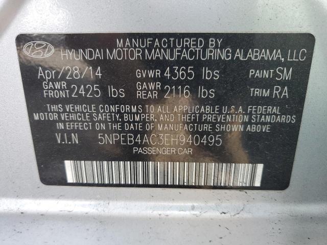 5NPEB4AC3EH940495 | 2014 HYUNDAI SONATA GLS