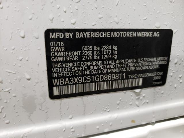 2016 BMW 335 XIGT - WBA3X9C51GD869811
