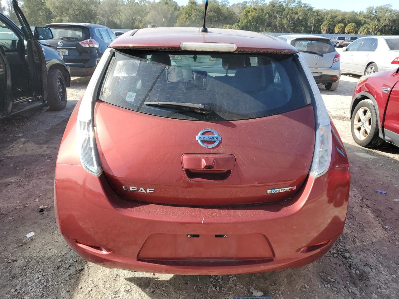 Lot #2423002695 2014 NISSAN LEAF S