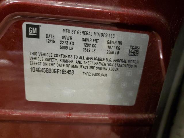 2016 BUICK LACROSSE S - 1G4G45G30GF185458