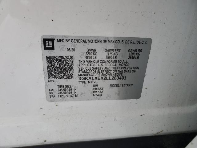 2020 GMC TERRAIN DE 3GKALXEX2LL283491