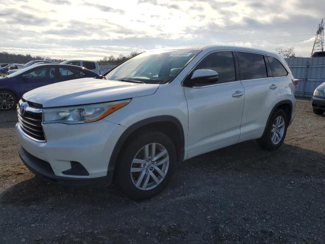 VIN 5TDZARFH6ES008310 2014 Toyota Highlander, LE no.1