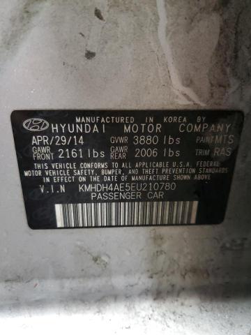 KMHDH4AE5EU210780 | 2014 HYUNDAI ELANTRA SE