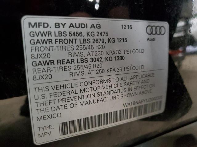 WA1BNAFY1J2002305 2018 AUDI Q5, photo no. 13