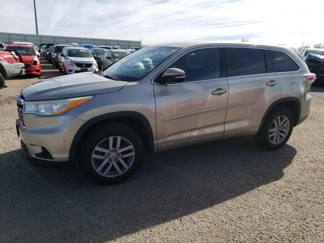 VIN 5TDZKRFH5ES019635 2014 Toyota Highlander, LE no.1