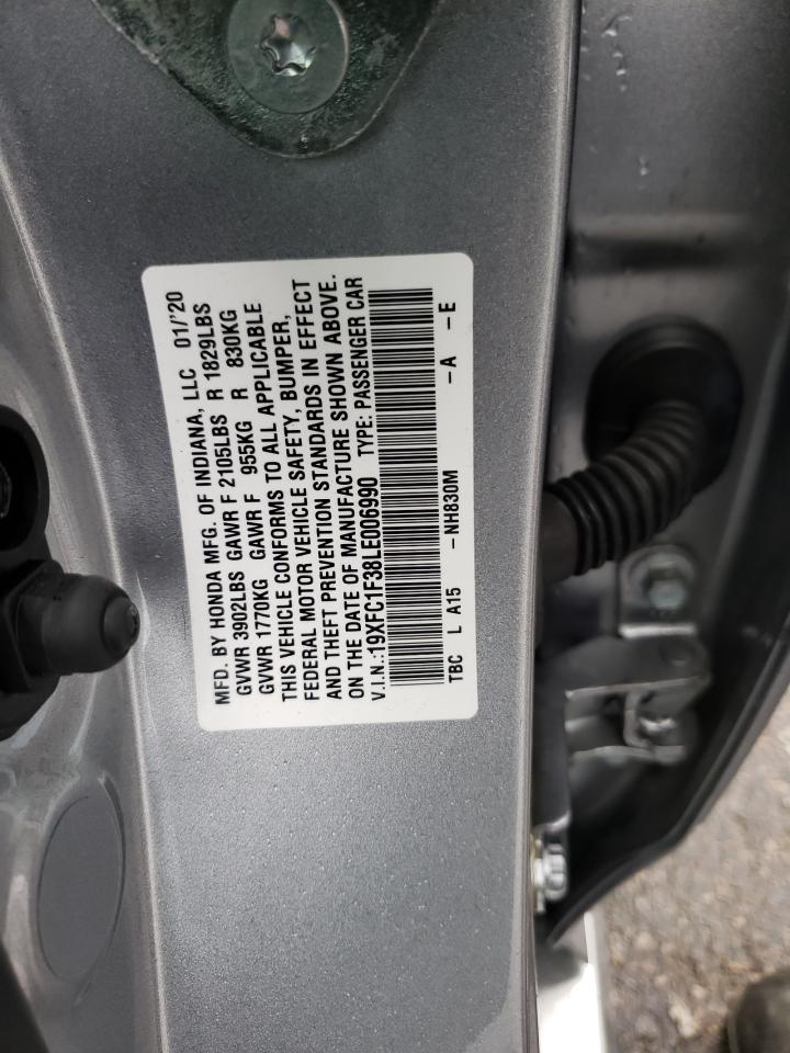 19XFC1F38LE006990 HONDA CIVIC 2020