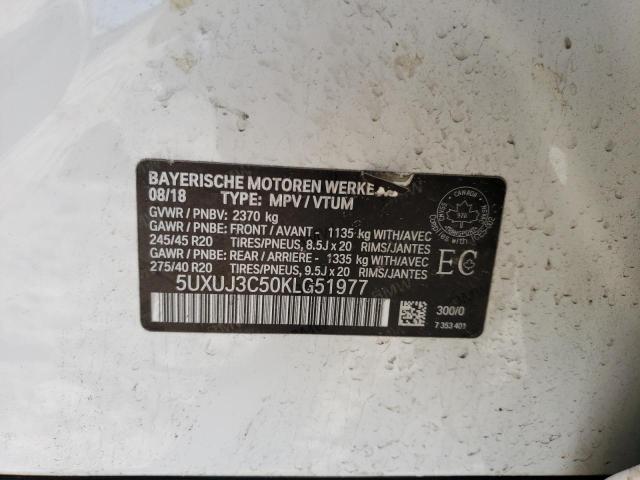 2019 BMW X4 XDRIVE3 - 5UXUJ3C50KLG51977