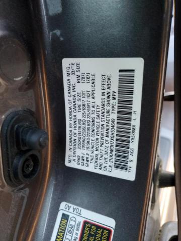 2HKRM3H7XGH534649 | 2016 HONDA CR-V EXL