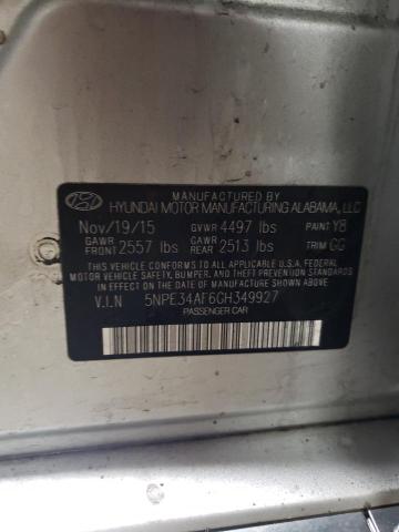 5NPE34AF6GH349927 | 2016 HYUNDAI SONATA SPO