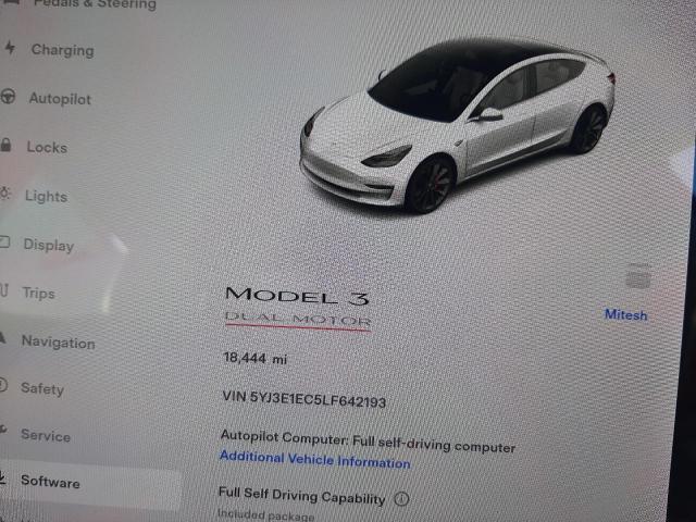 5YJ3E1EC5LF642193 | 2020 TESLA MODEL 3