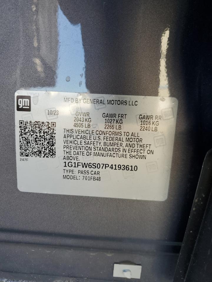 1G1FW6S07P4193610 CHEVROLET BOLT 2023