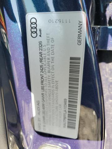2018 AUDI A3 E-TRON - WAUTPBFF5JA103469