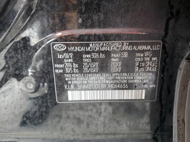 5NMZUDLB9JH064636 | 2018 HYUNDAI SANTA FE S