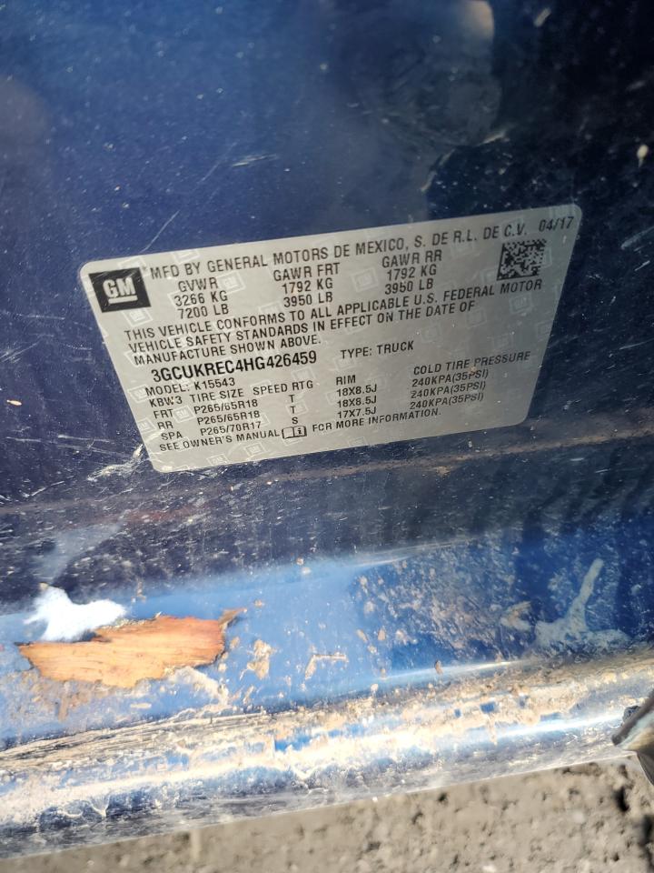 3GCUKREC4HG426459 CHEVROLET ALL Models 2017