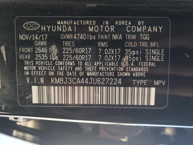 KM8J3CA44JU627224 | 2018 HYUNDAI TUCSON SEL